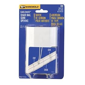 Wiremold Company Chair Rail Egress Fitting White C92