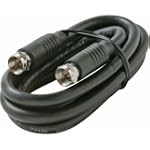 15 F-f RG6 Patch Cable Ul Black