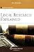 Legal Research Explained