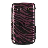 Plum Zebra Design Snap On Hard Cover for BlackBerry Bold 9700 Oynx T-Mobile ....