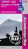 Snowdon and Caernarfon (OS Landranger Map Active)