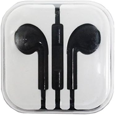 Lytecase Earbuds with Volume Control and great Sound, Answer phone calls  (Small and compact) (Black)