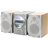 Coby CX-CD410 Mini Stereo System with CD Player, Cassette Deck, and Digital AM/FM Tuner