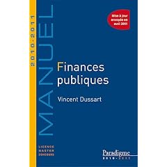 Finances publiques 2010-2011