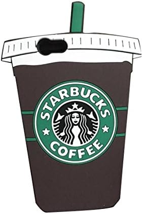 5C Case,iPhone 5C Case,iPhone 5C Silicone Case,Tribe-Tiger Brown Starbucks Coffee Cup Silicone Back Cover Case for Apple iPhone 5C(Brown Cup)