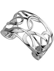 ELLE Sterling Silver Savory Collection Bangle Bracelet