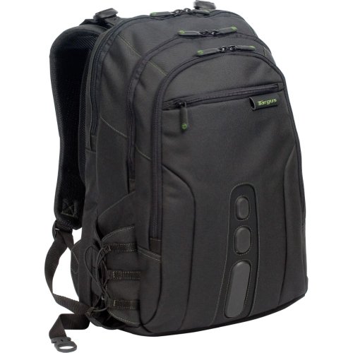 Targus Spruce EcoSmart Backpack Case Designed for 15.6 Inch Widescreen Laptops TBB013US (Black)