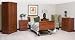 OAK PARK STYLE, THREE DRAWER BEDSIDE CHEST; RAISED PANEL DESIGN ELEMENTS, 1EA