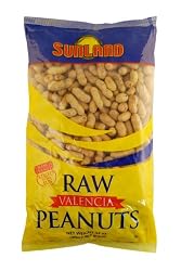Sunland Raw Valencia Peanuts In-Shell, 32-Ounce Bags (Pack of 12)