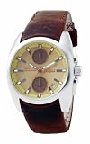 Fat Face Ladies chronograph brown leather strap watch