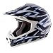 Vemar VRX7 Off Road Helmet Snake Black/Blue XXS-3XL - VES-VRX7-SnakeBB