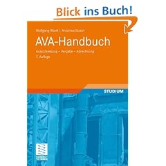 AVA-Handbuch: Ausschreibung - Vergabe -  Abrechnung