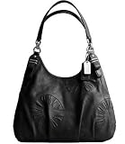 Coach Limited Edition Embellished Leather Maggie Handbag Bag Purse Black - Coach 16504BLK