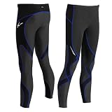  : CW-X Men's Insulator Stabilyx Tights,Black/Blue,Large