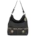 American West Texas Gold Soft Hobo Bag with Snap Closure