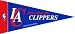 Basketball Pennants: NBA Mini Los Angeles Clippers Pennant