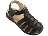 Pediped Flex Noah Toddler Boys Sandals Brown Leather