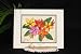 TAPA CLOTH HAWAIIAN PLUMERIA FLOWERS - 11 X 14 PAINTING