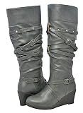 Blossom Elite-2 Grey Women Fashion Boots
