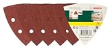 Bosch Zubehör 2607019488 25-teiliges Schleifblatt-Set für Delta-Schleifer, Körnung 60