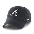 MLB Atlanta Braves '47 Clean Up Adjustable Hat, Navy, One Size