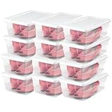 Hansi Naturals Women's Shoe Storage System 12 Pack Stackable