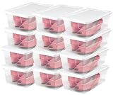 Bravo-fit Women's Shoe Storage System 12 Pack Stackable