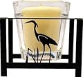 VWI C-VT-133 Heron Votive Holder Powder Metal Coated