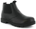 Surge "Dawson Jnr" Boys Coated Leather Boots - Black