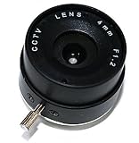 4mm CCTV Camera Lens CS Fixed Iris Monofocal Lenses