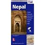 Nepal Country Map by Hema (Spanish, French, Italian and German Edition)