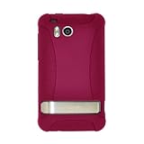 Amzer Silicone Skin Jelly Case for HTC ThunderBolt ADR6400 - Hot Pink