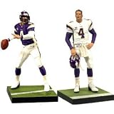 McFarlane Toys NFL Sports Picks Exclusive Action Figure 2Pack Boxed Set Brett Favre (Minnesota Vikings) Home Away Jerseys