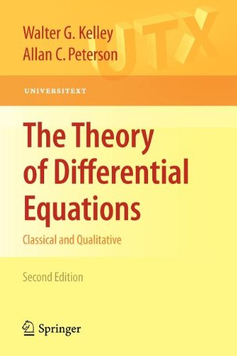 the theory of differential equations classical and qualitative universitext