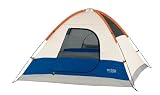 Wenzel Ridgeline 7 X 7-Feet Three-Person Dome Tent (Blue/LightGrey/Red)