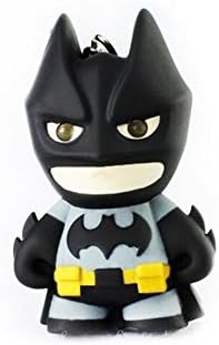 Mkring Batman Keychain with Flashlight Keychain Pendant - Mini Led Keychain Flashlight - Keychain Accessories Light and Sound Effect