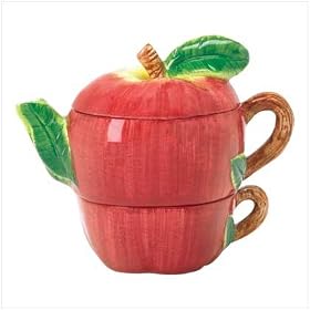 Apple Tea-For-One Pot