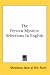The Persian Mystics: Selections In English