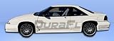 1988-1991 Pontiac Grand Prix 2dr Racer Sideskirts