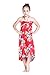 Girl Hawaiian Halter Dress in Hibiscus Red