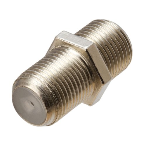Amamax F-Pin Coupler, Female / Female. F Type Connectors,10 pack