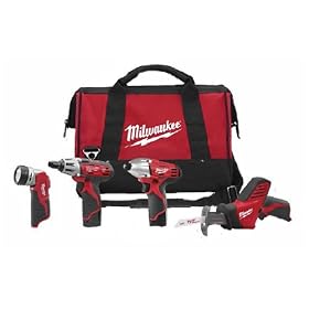 Milwaukee 2491-24 12-Volt M12 Combo Kit by Milwaukee