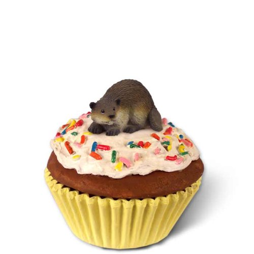 Beaver Cupcake Trinket Box