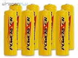 8 AA 1.2V NiCd Rechargeable Batteries 1000mAh