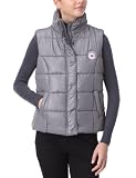 Dorotennis  - Doudoune Sans Manches - Femme - Gris Plomb - 40