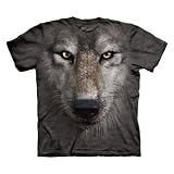 The Mountain Wolf Face Mens T-shirt