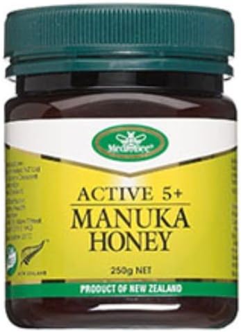 (2 Pack) - Medi-bee - Active 5+ Manuka Honey | 250g | 2 PACK BUNDLE
