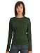 Thread Racks - District Threads Ladies Long Sleeve Tee Shirt - Thyme Green DT201 S