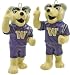 NCAA Washington Huskies Porcelain Figure Ornaments 2Pc. Set