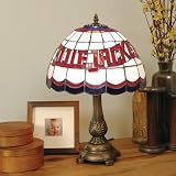 Columbus Blue Jackets Stained Glass Table Lamp